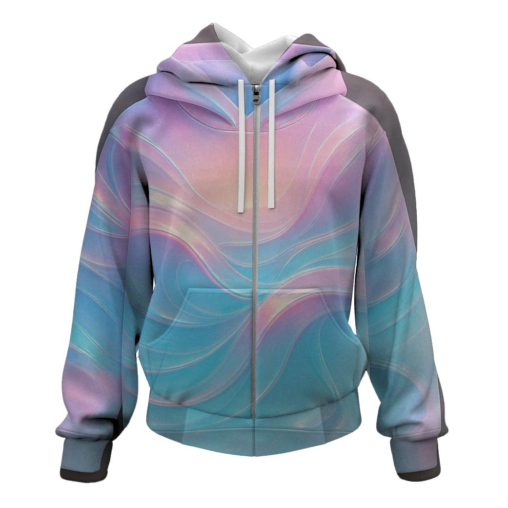 Aurora Liquid Drift premium hoodies