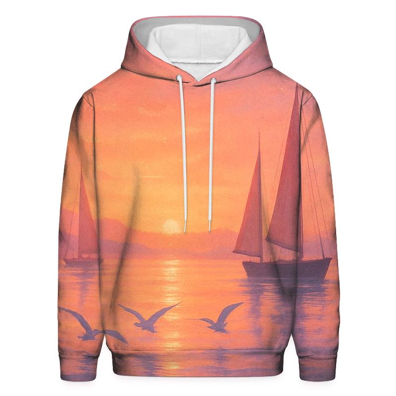 Coral Harbor Afterglow lightweight hoodies