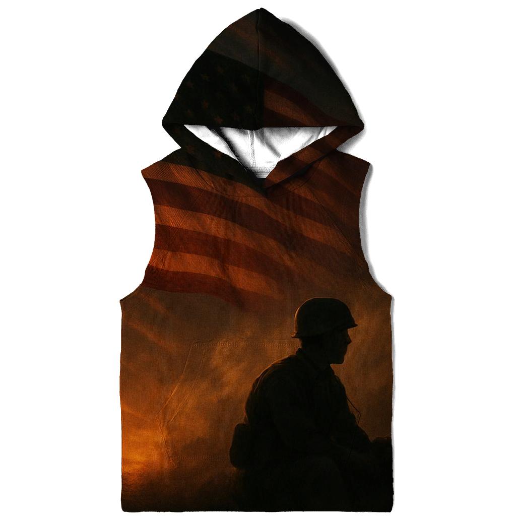 Last Watch At Sundown zip-up hoodies