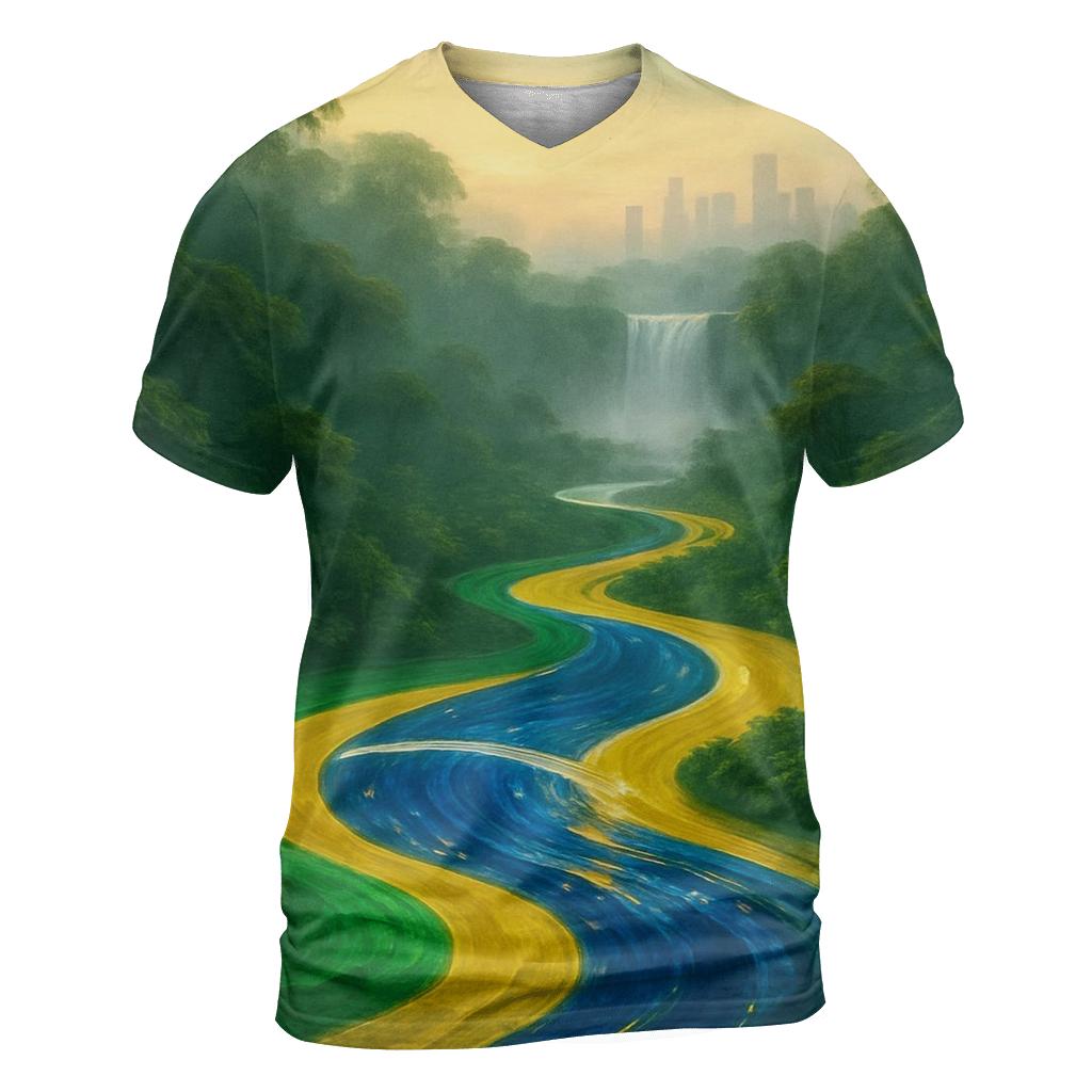 Amazon Ribbon unique graphic print tees