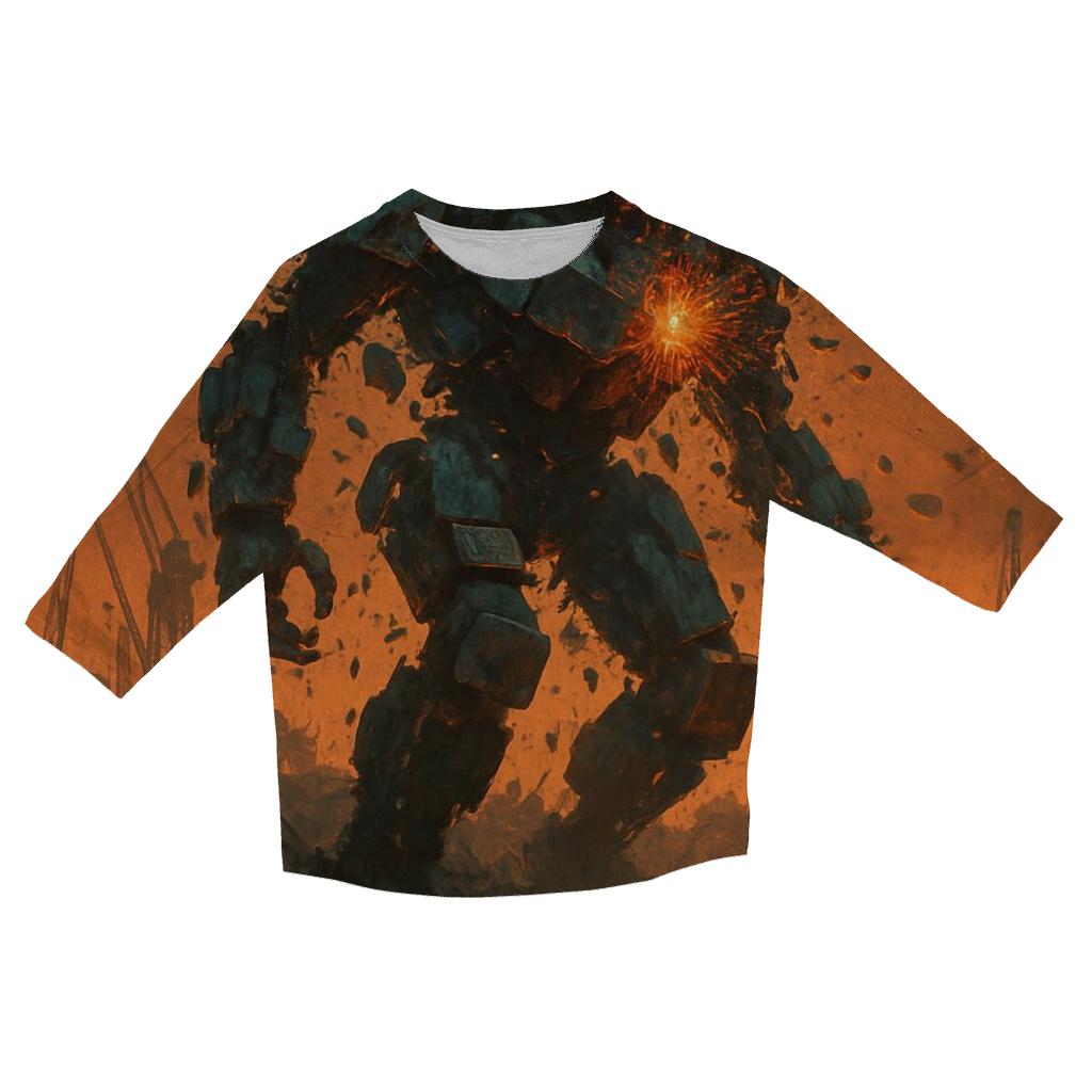 Orbit Junkyard Golem fashion 3/4 sleeve shirts