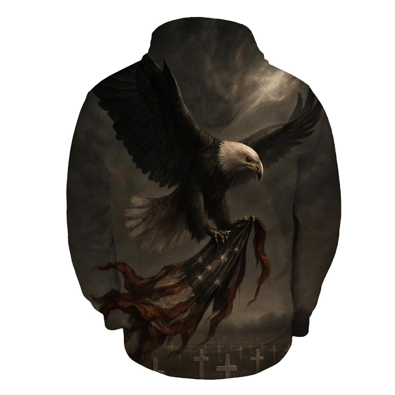 Eagle Over Honor Field designer hoodies