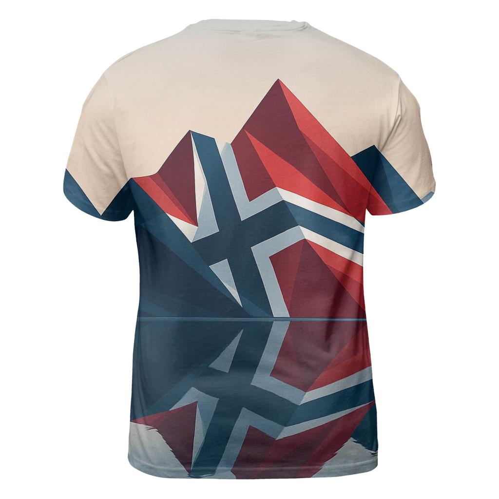 Nordic Fjord Fold statement graphic shirts