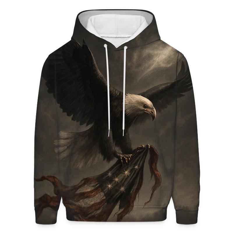 Eagle Over Honor Field embroidered hoodies