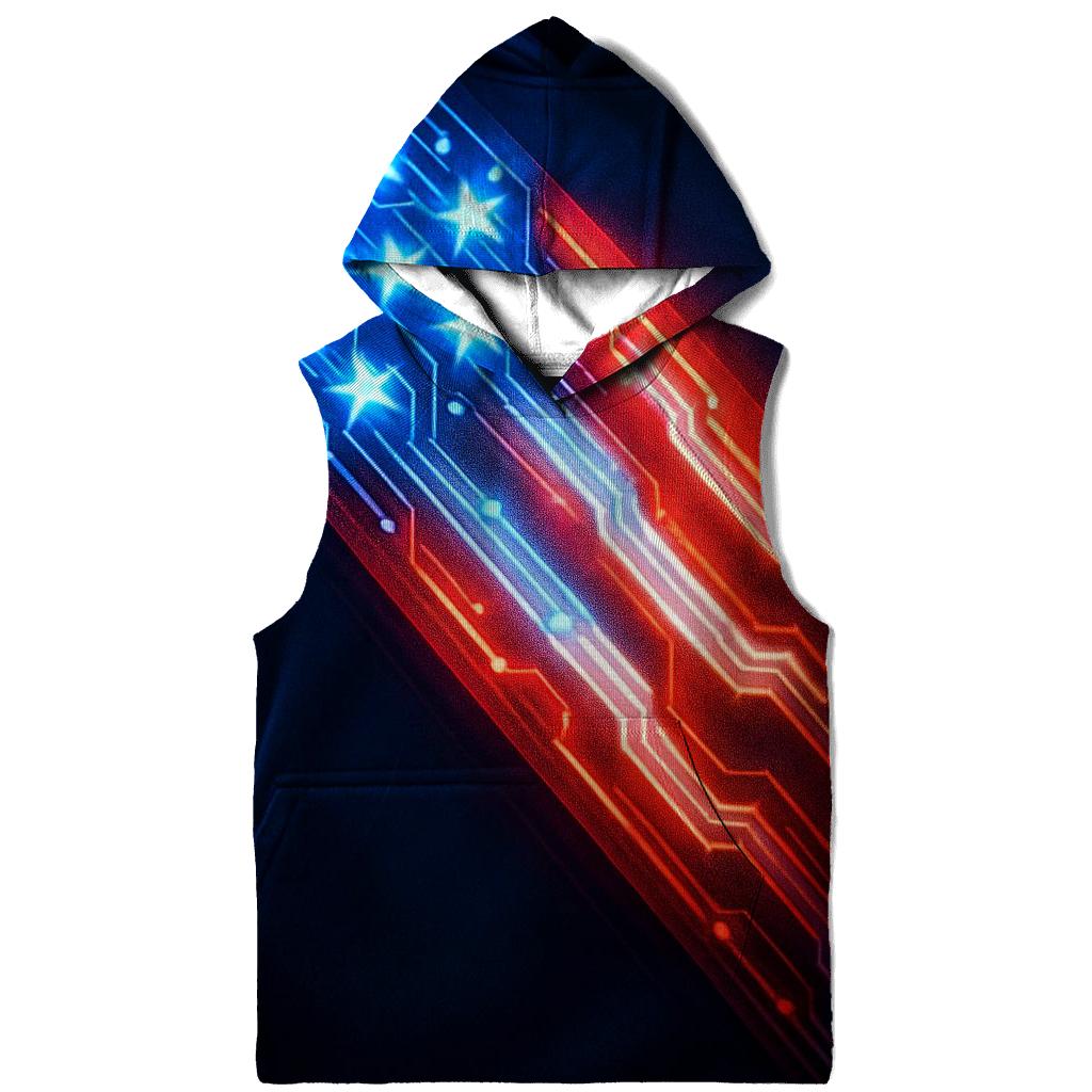 Neon Liberty Circuit custom hoodies