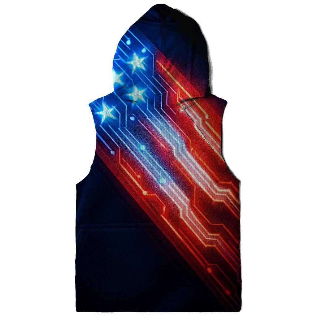 Neon Liberty Circuit custom hoodies