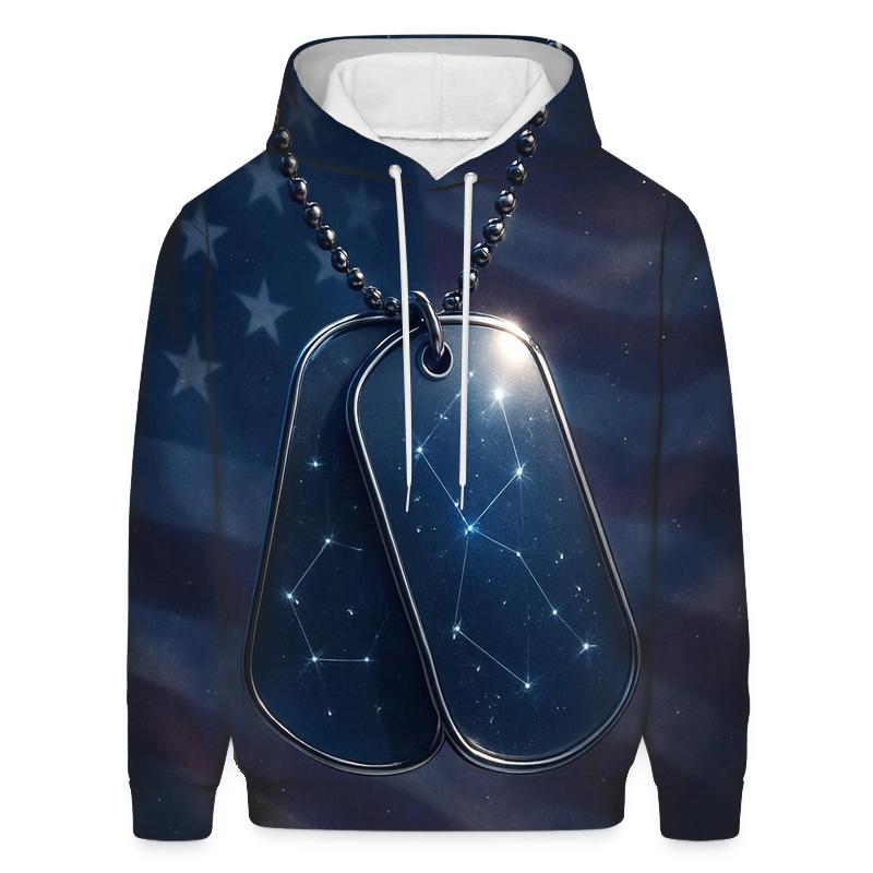 Dog Tags Of The Milky Way designer hoodies