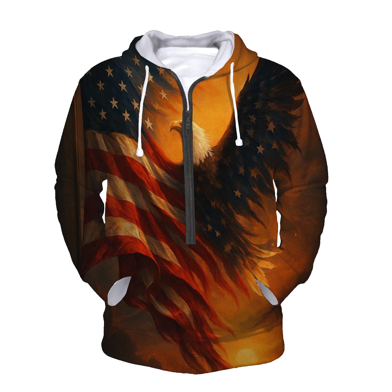 Liberty Flame Banner hoodie styles