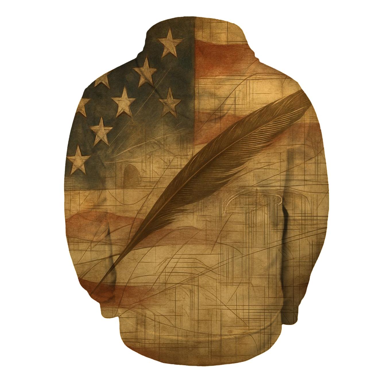 Founding Threads Collage hoodie trends
