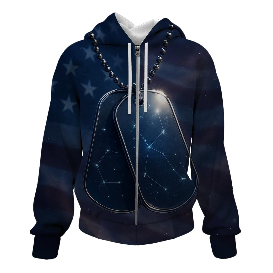 Dog Tags Of The Milky Way hoodie trends