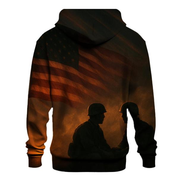 Last Watch At Sundown embroidered hoodies