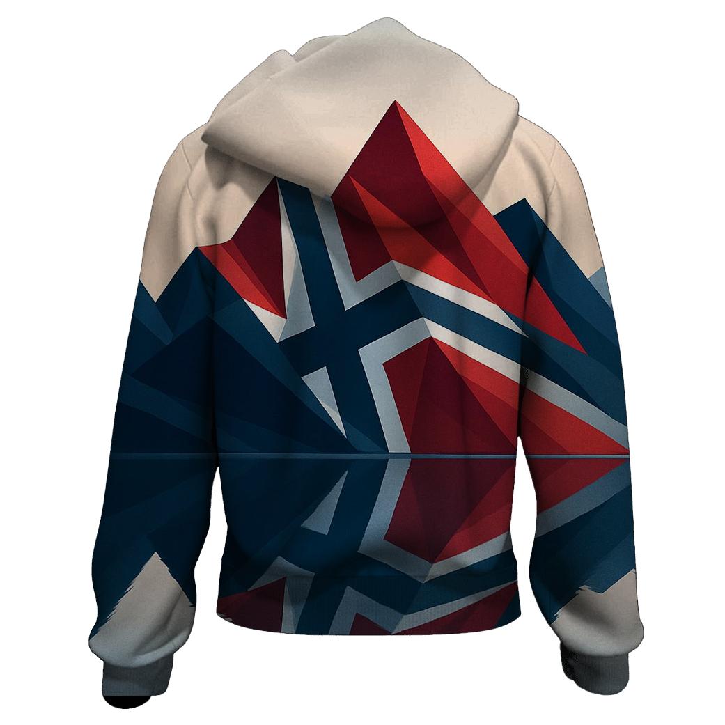 Nordic Fjord Fold premium hoodies