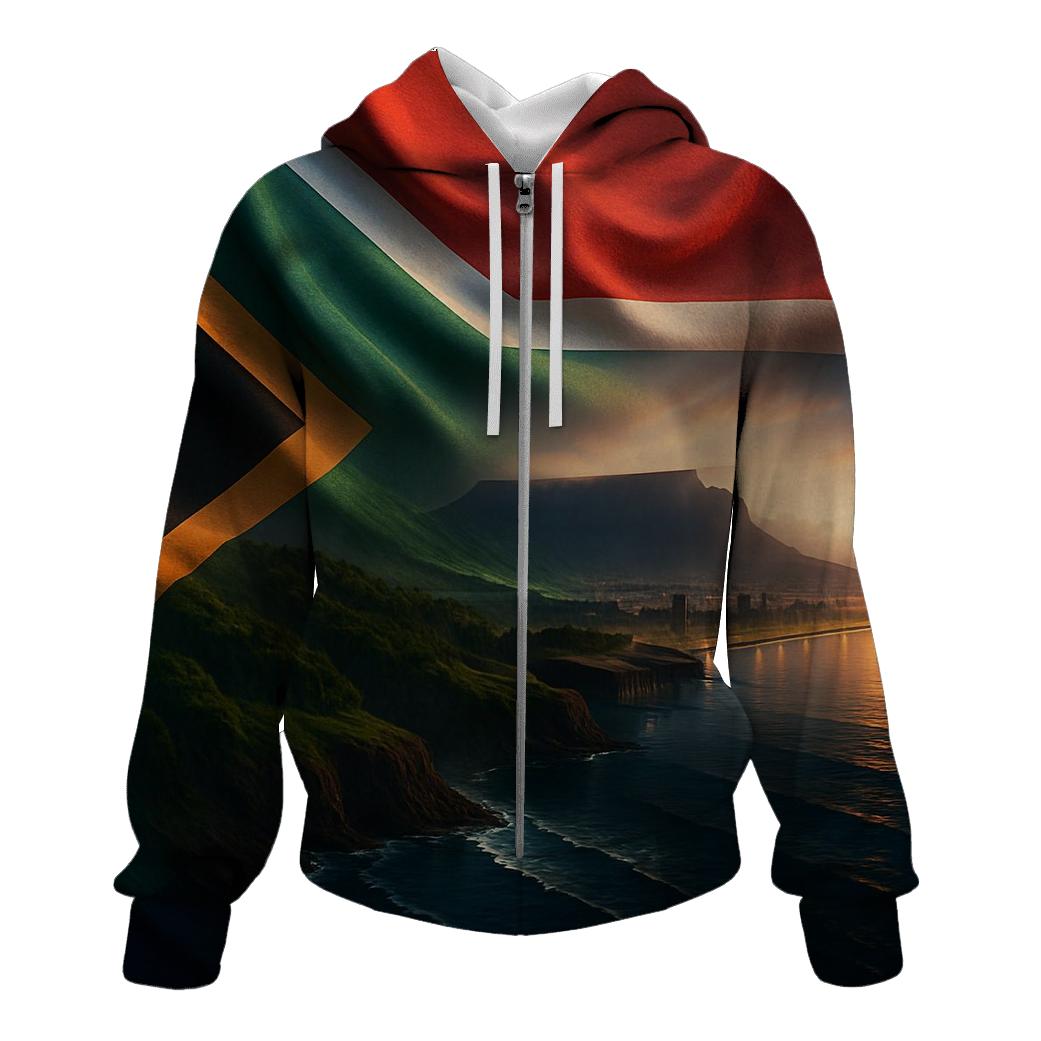Rainbow Coast Herald zip-up hoodies