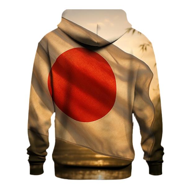 Rising Sun Silk graphic hoodies