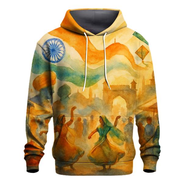 Unity In Saffron premium hoodies
