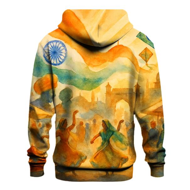 Unity In Saffron premium hoodies