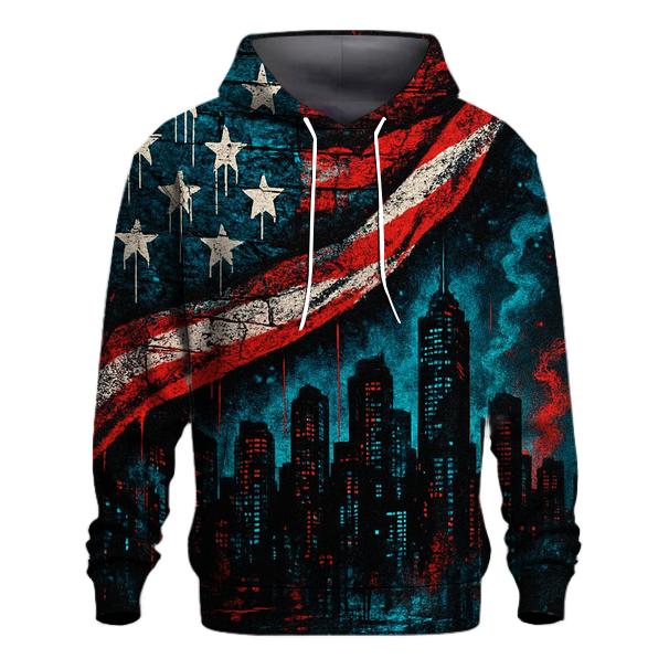 Urban Stars And Stripes zip-up hoodies