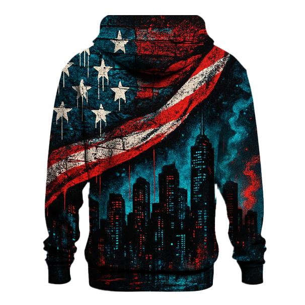 Urban Stars And Stripes zip-up hoodies