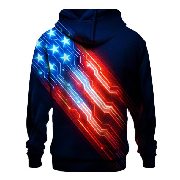 Neon Liberty Circuit hoodie designs