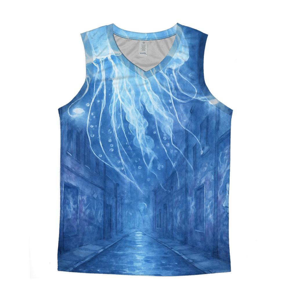 Midnight Jellyfish Alley custom tank tops