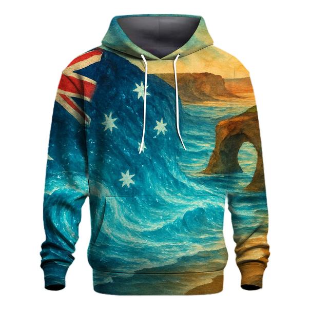 Southern Cross Tide printed hoodies