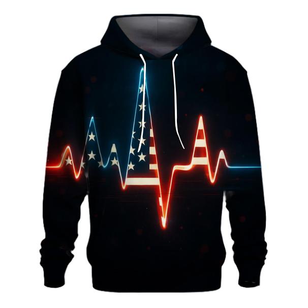 Freedom Pulse Flag hoodie styles