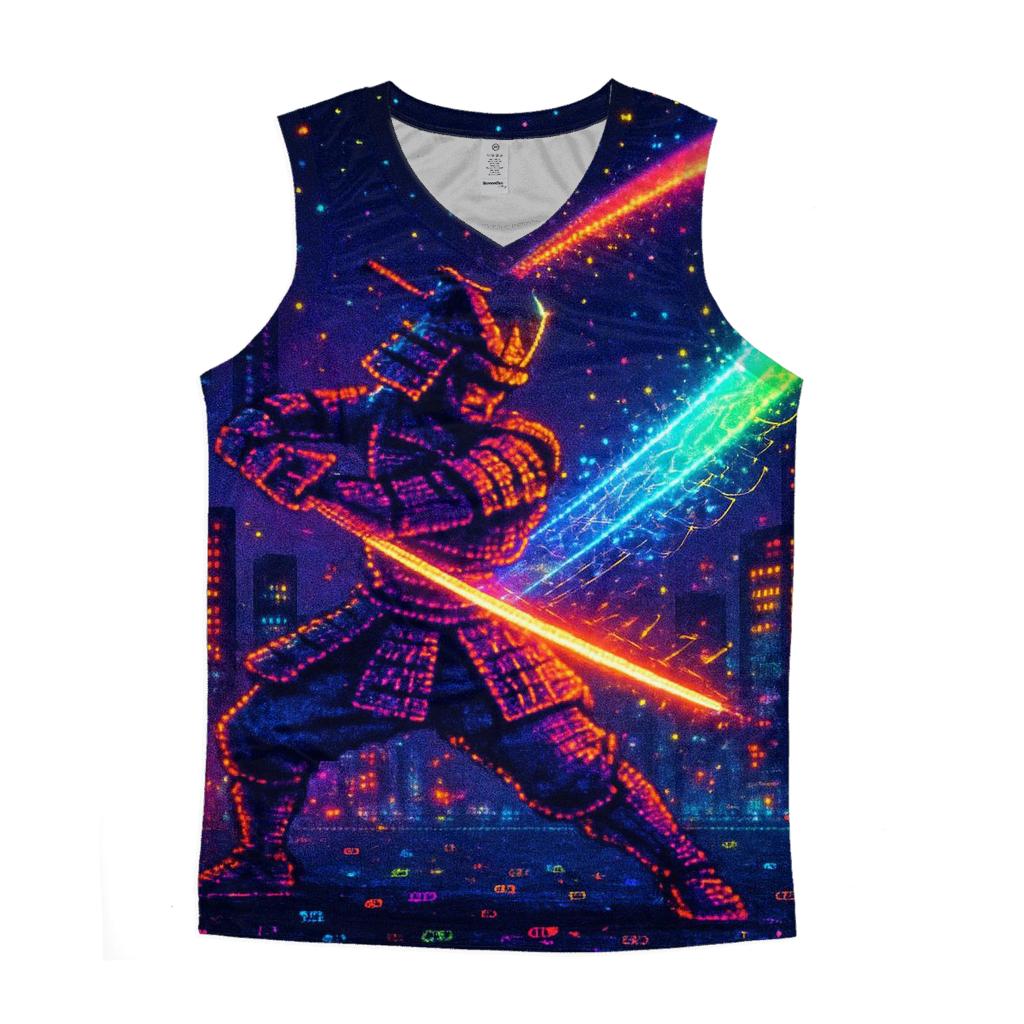 Pixel Samurai Aurora stylish racerback tanks