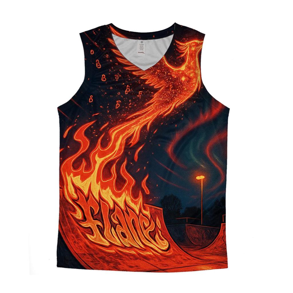 Stardust Skateboard Phoenix graphic print tank tops