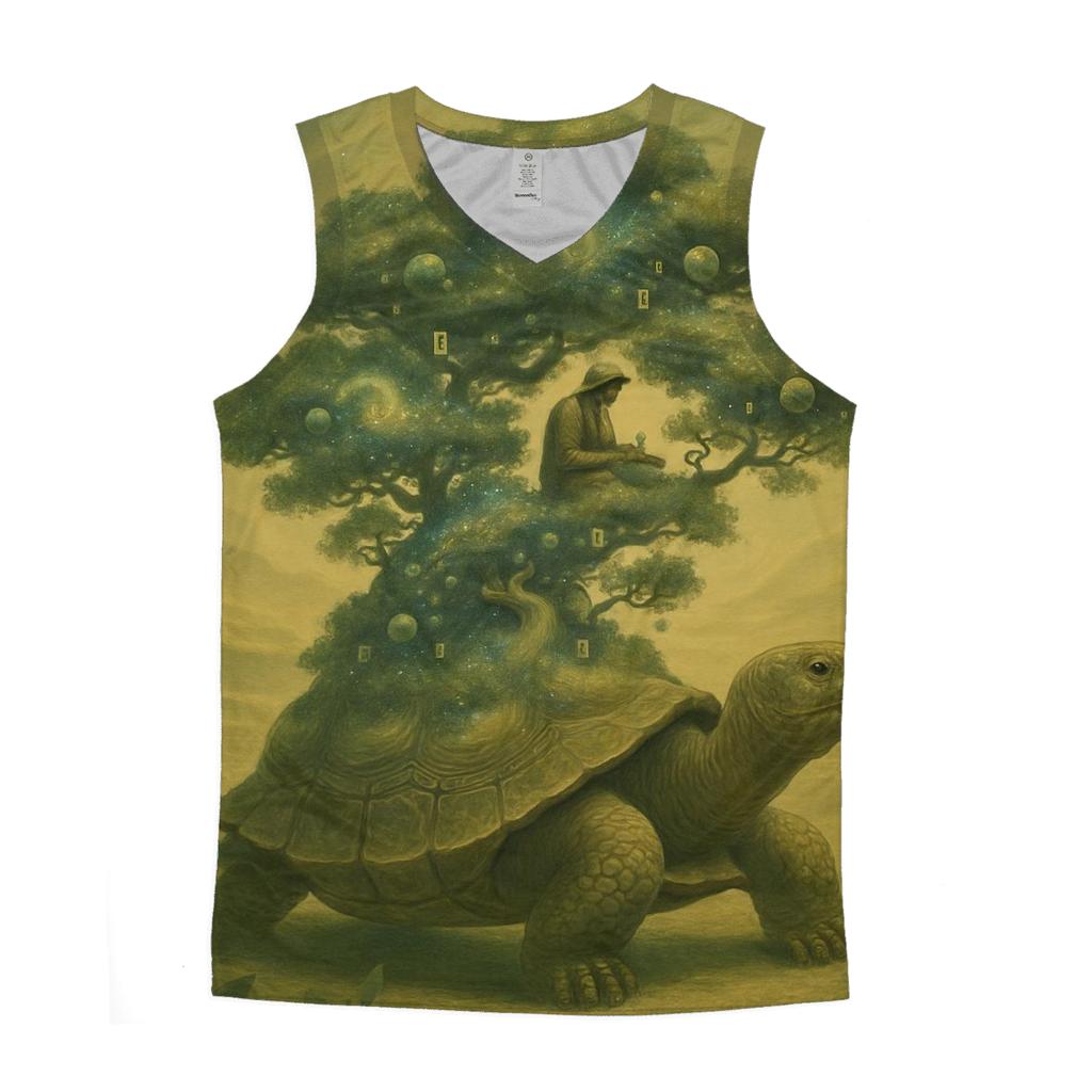 Bonsai Nebula Tortoise personalized athletic tanks