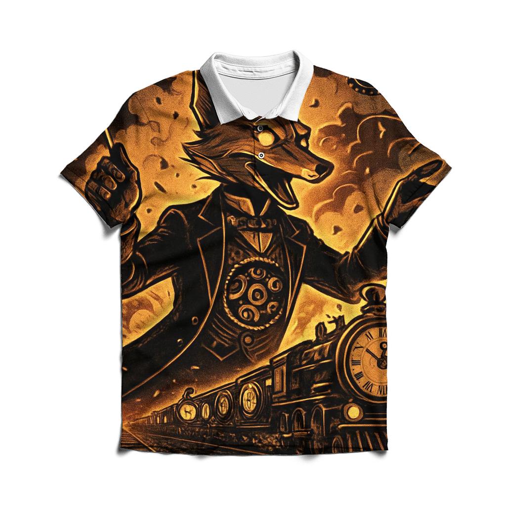 Clockwork Fox Conductor stylish collar polo tees