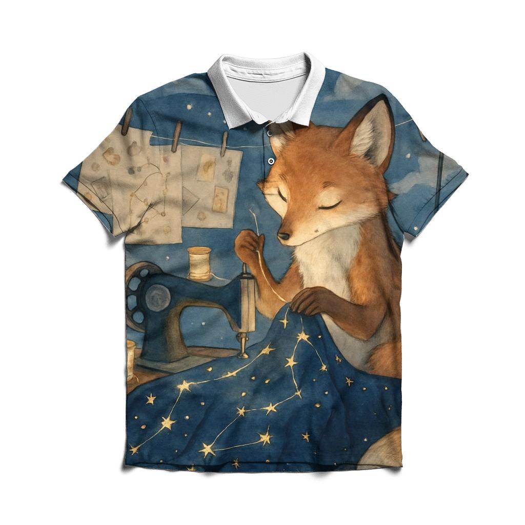 Celestial Tailor Foxglove premium cotton polo shirts