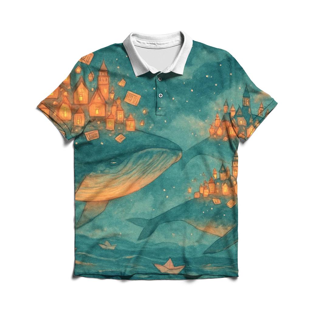 Lantern Whale Pilgrimage designer slim fit polos