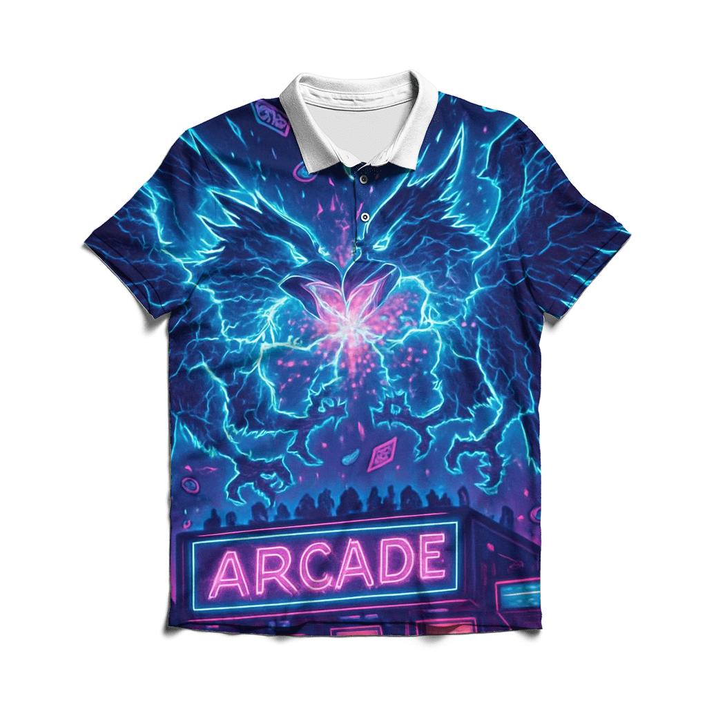 Thunderbird Arcade Duel custom polo shirts