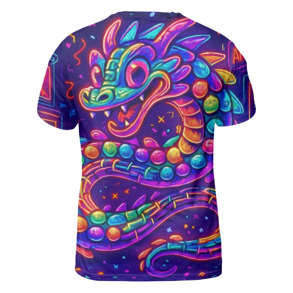 Candy Circuit Dragon designer pattern shirts