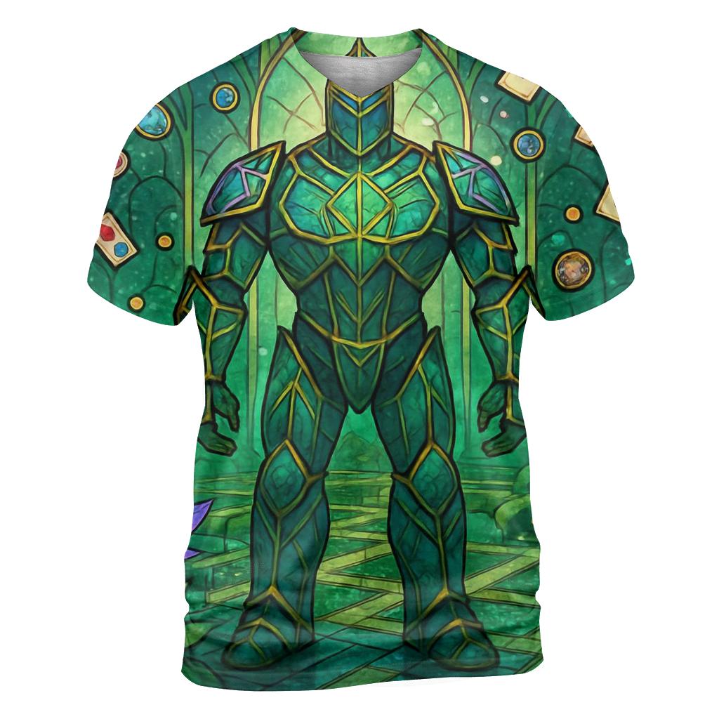 Glass Garden Sentinel creative print fashion shirts
