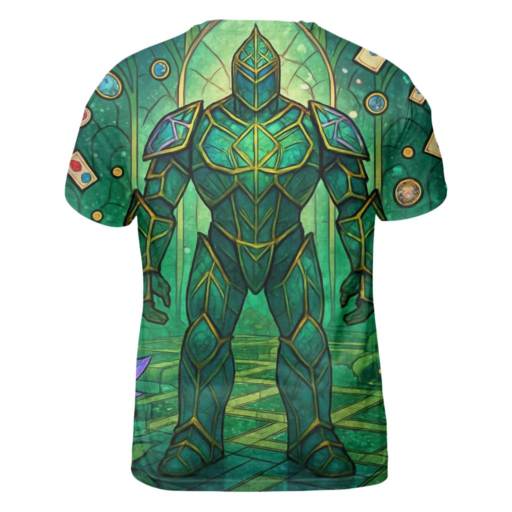 Glass Garden Sentinel creative print fashion shirts