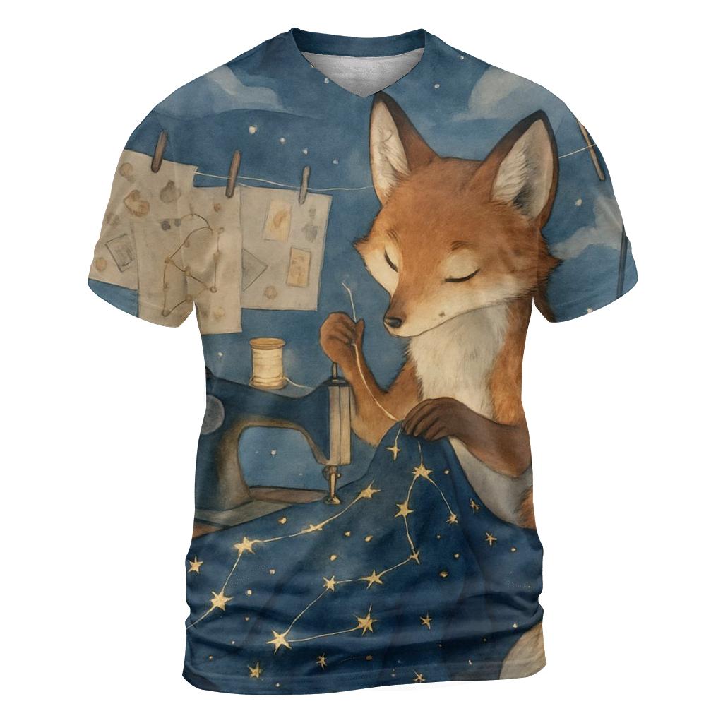 Celestial Tailor Foxglove custom all-over print shirts