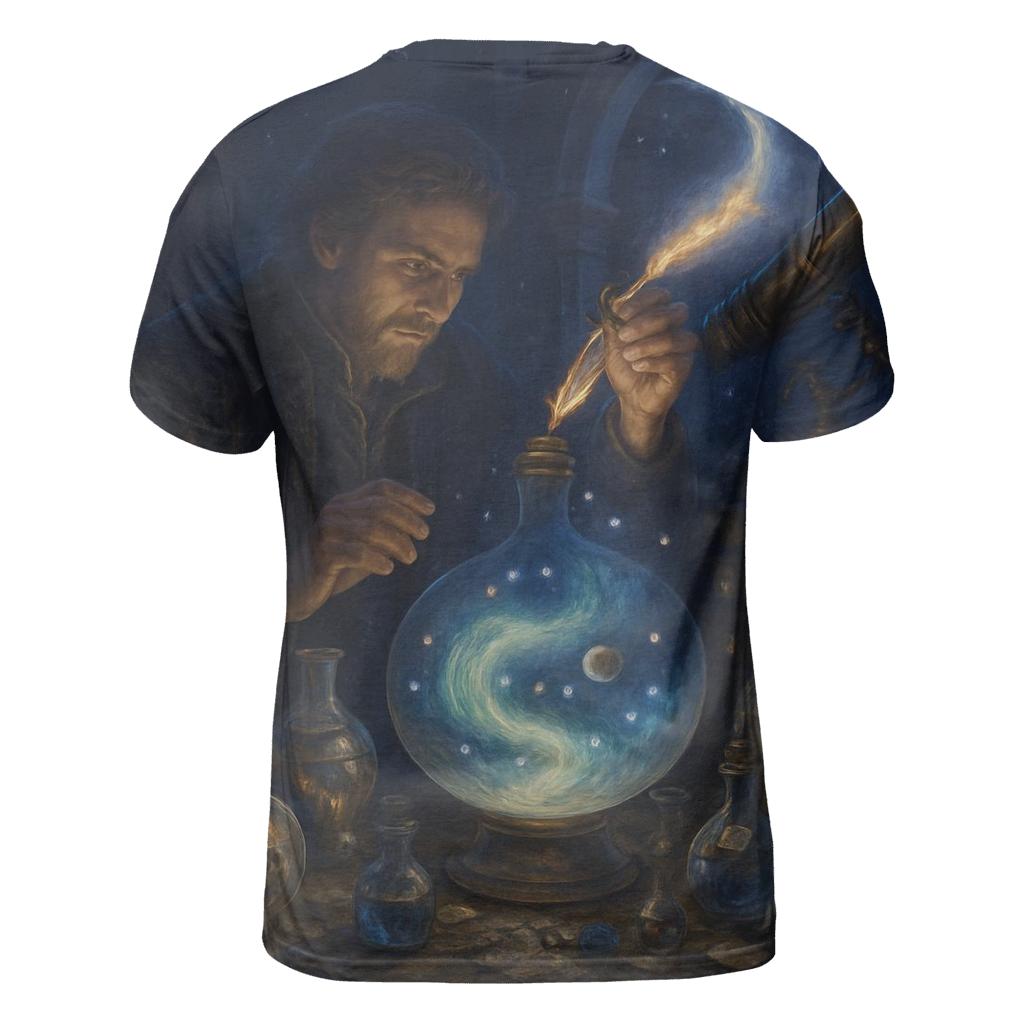 Comet Tail Alchemist creative print fashion shirts