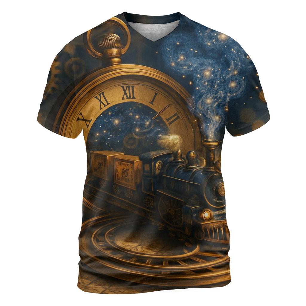 Luminous Train Mechanism statement graphic shirts