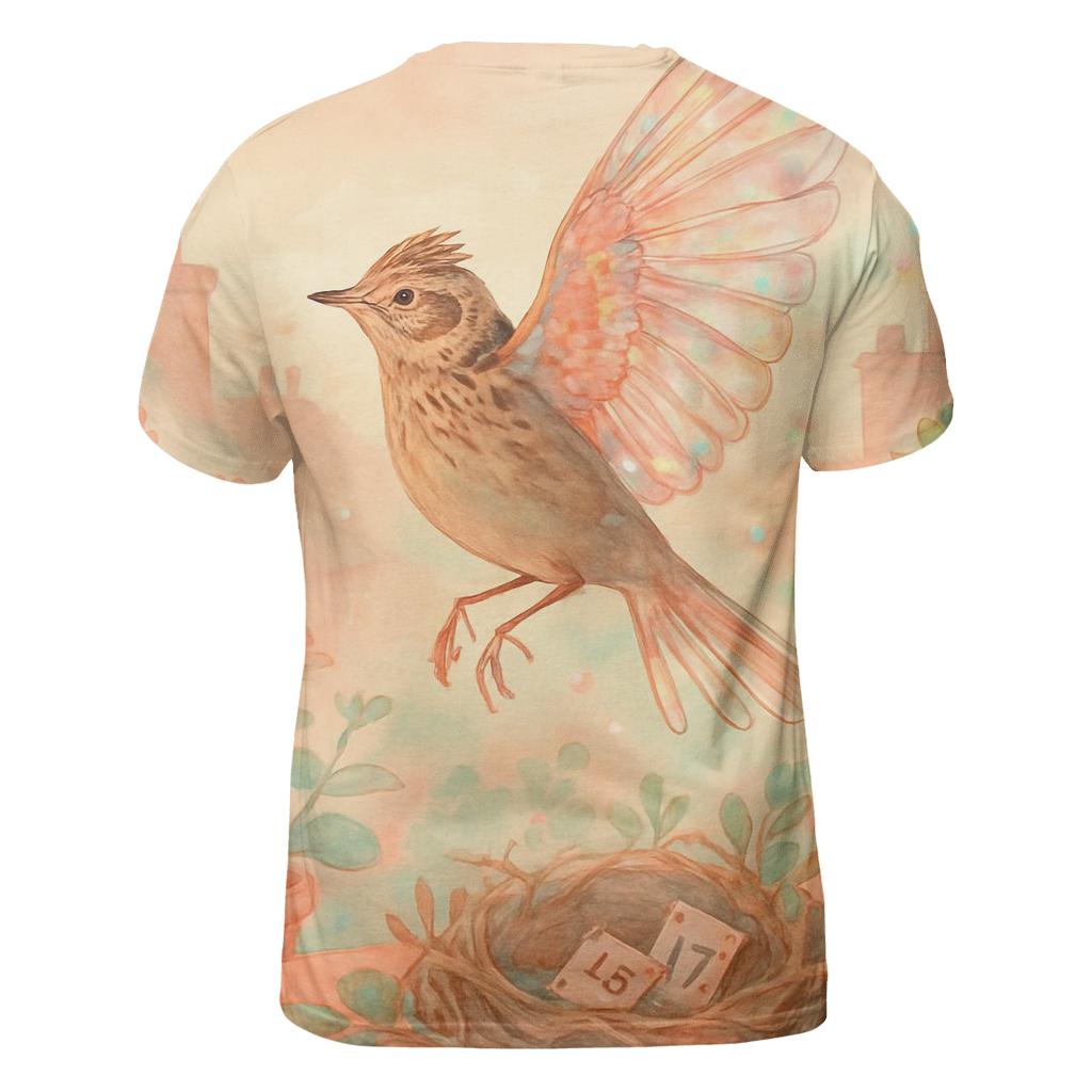 Glasswing Skylark statement graphic shirts