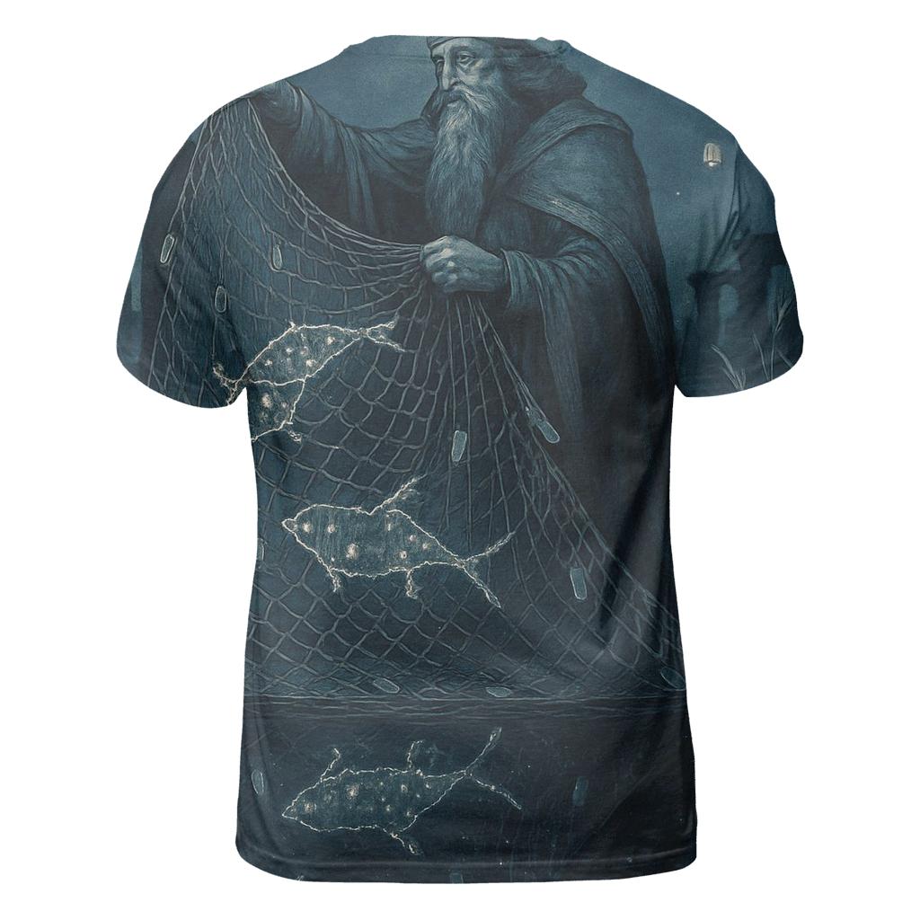 Mirrored Fisher King unique graphic print tees