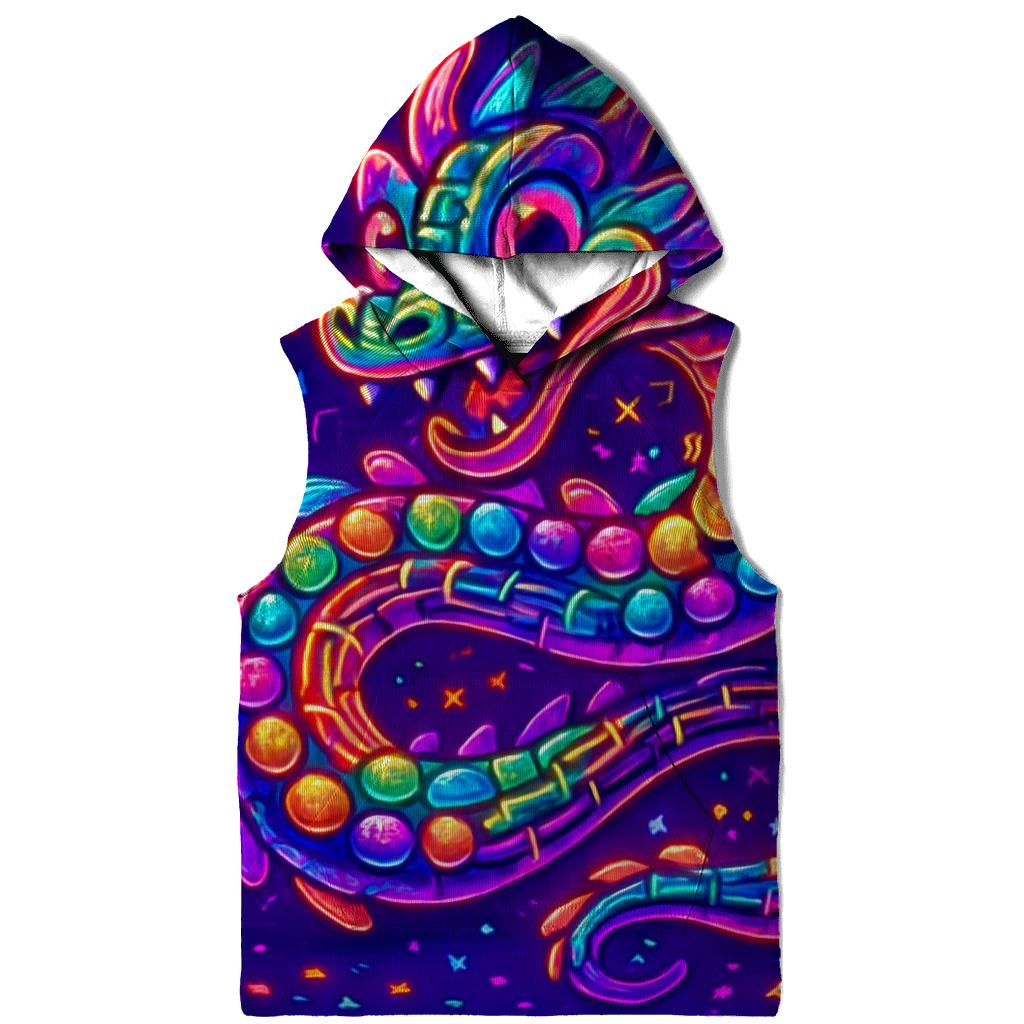 Candy Circuit Dragon printed hoodies