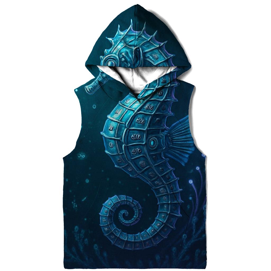Echo Circuit Seahorse printed hoodies