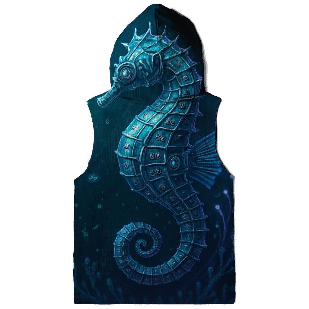 Echo Circuit Seahorse printed hoodies
