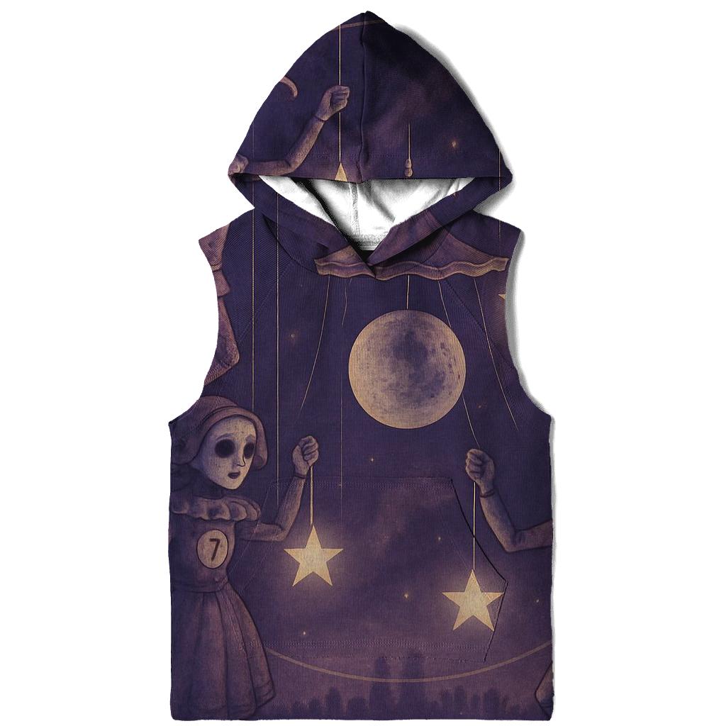 Orbiting Puppet Carousel graphic hoodies