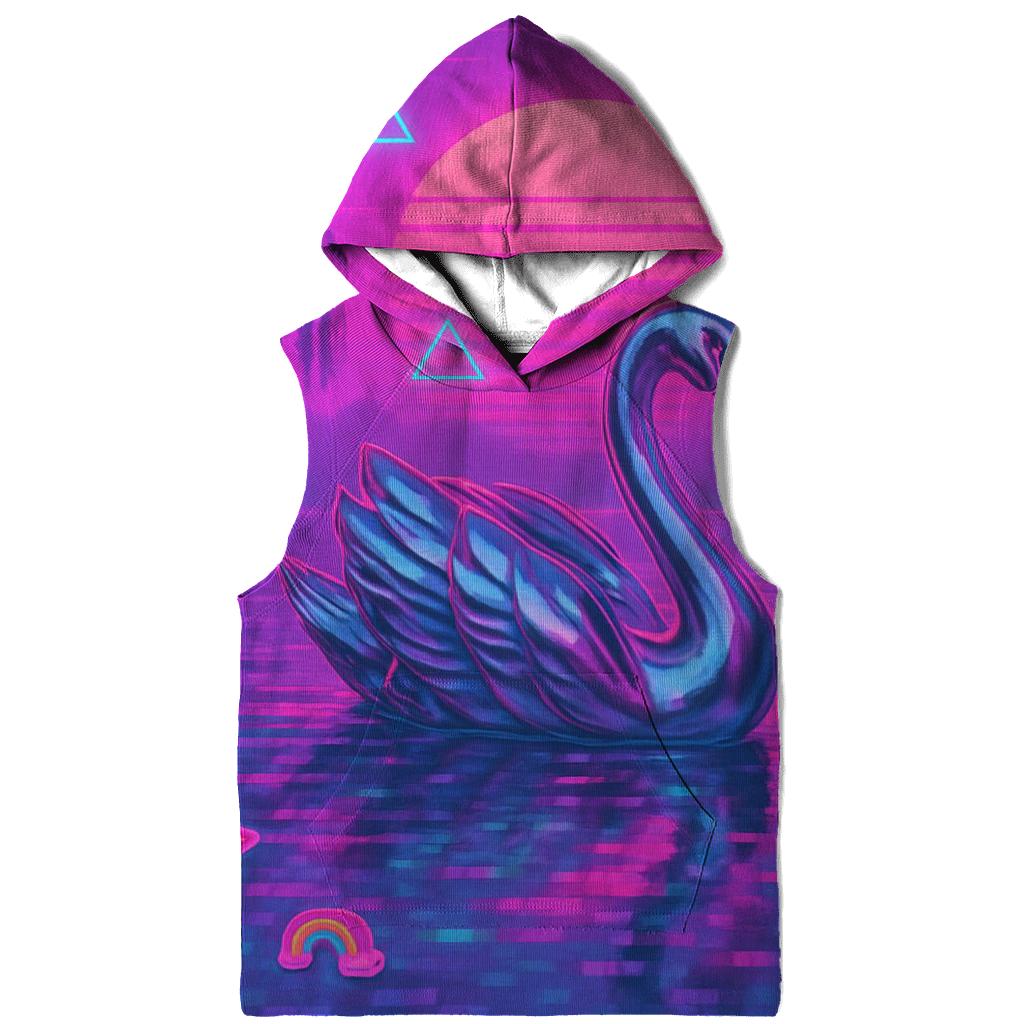 Vaporwave Swan Lake hoodie trends