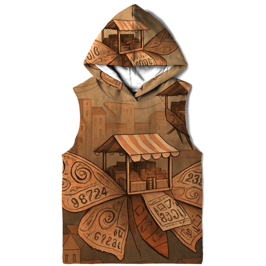 Paper City Moth Caravan embroidered hoodies