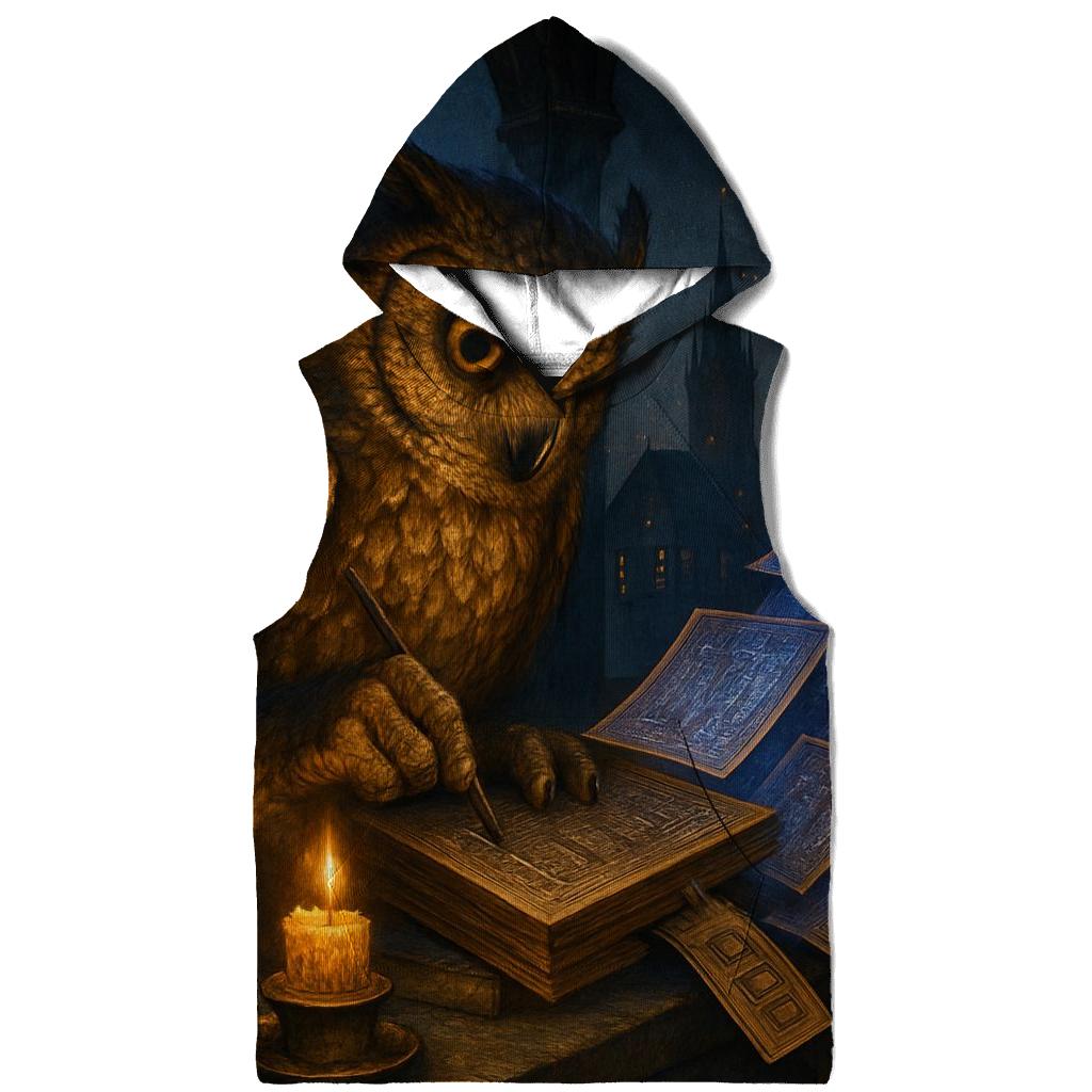 Ironwood Scribe Owl zip-up hoodies