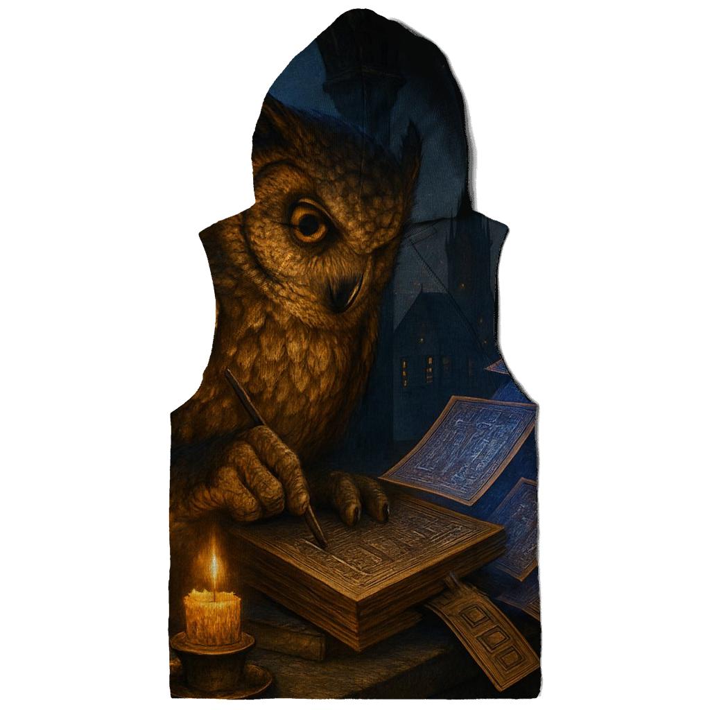 Ironwood Scribe Owl zip-up hoodies
