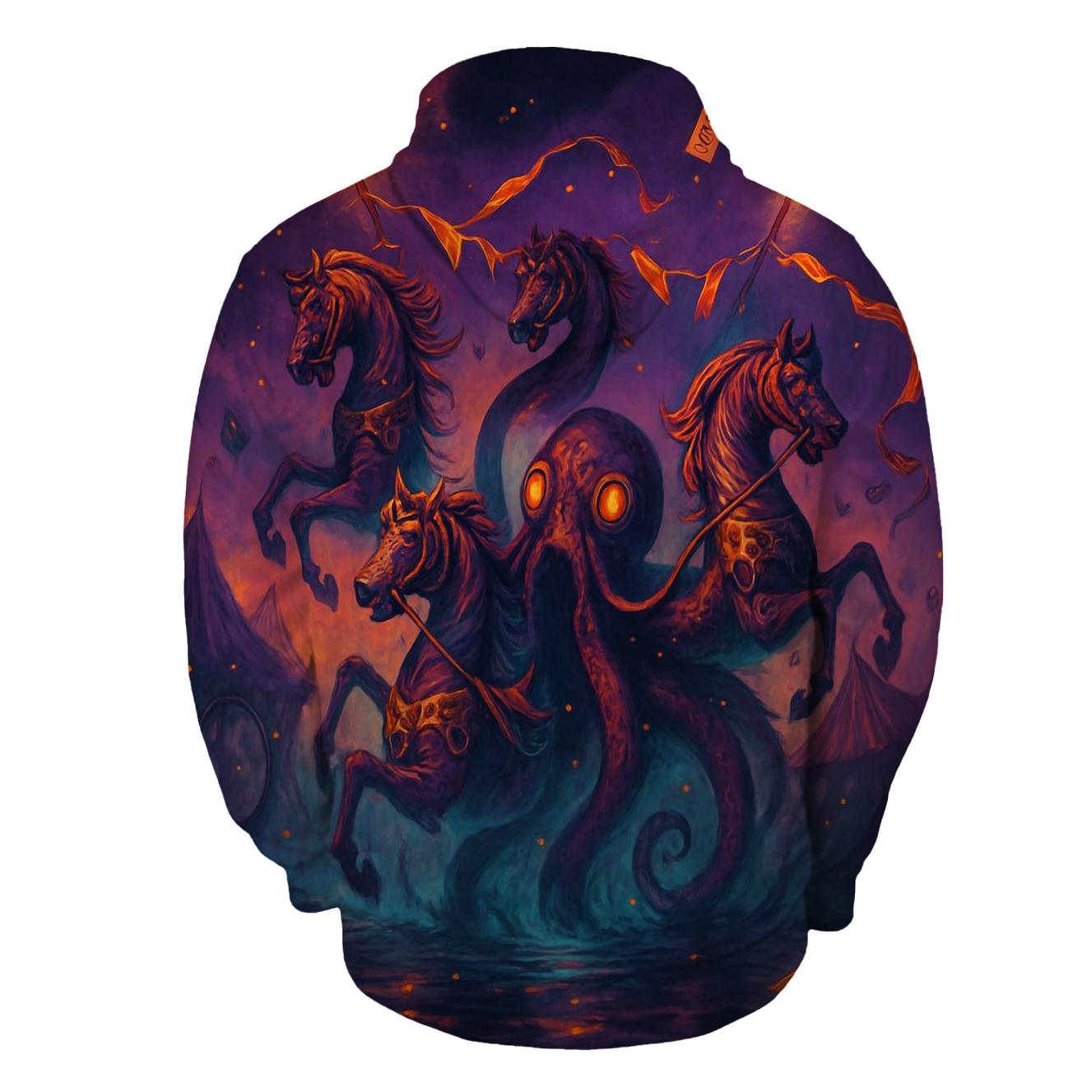 Warped Carnival Kraken heavyweight hoodies